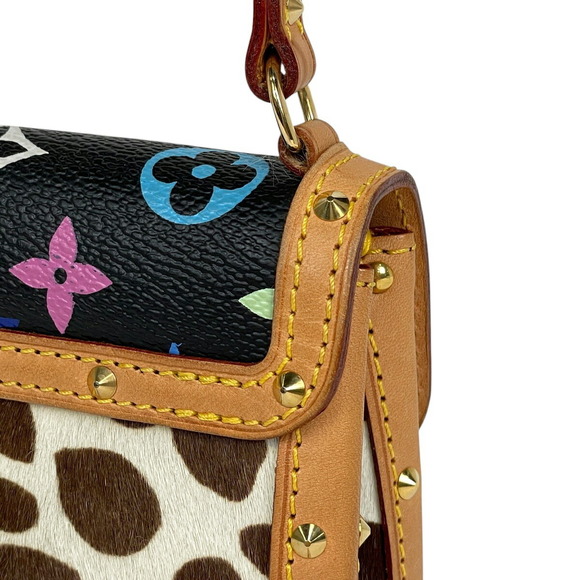 Louis Vuitton Bag Noir Black Shoulder Sac Dalmatian Multicolor - Picture 4 of 8